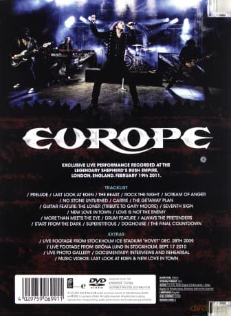 Europe: Live At Shepherd's Bush London