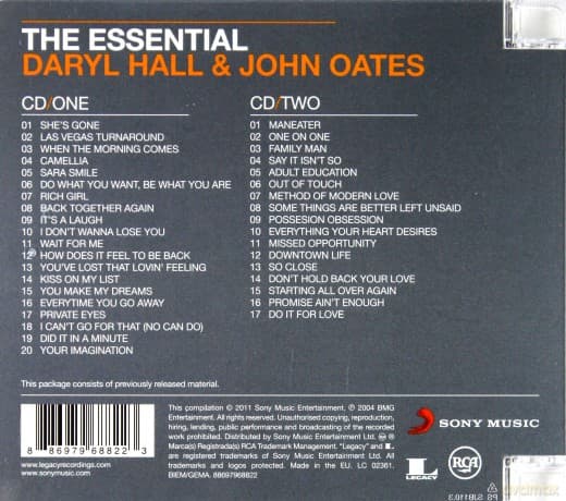 Daryl Hall & John Oates: Essential Hall & Oates