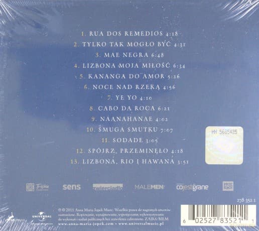 Anna Maria Jopek: Sobremesa (digipack)