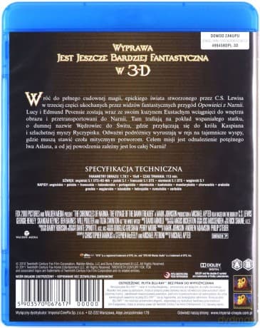 Opowieści z Narnii: Podróż Wędrowca do Świtu 3D
