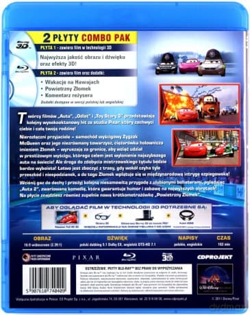 Auta 2 3D (Disney Pixar)