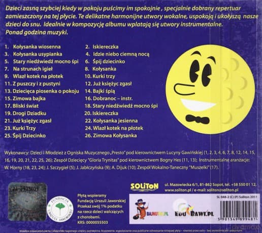 Kołysanki Zasypianki (Lullabies) (digipack)