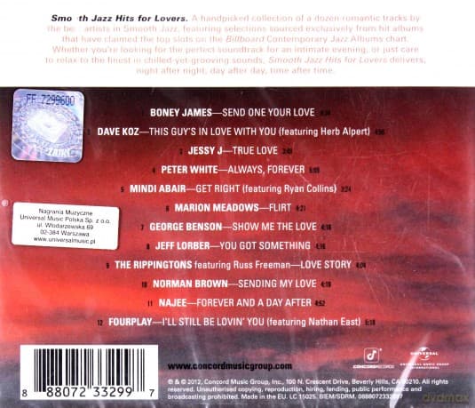 Smooth Jazz Hits For Lovers