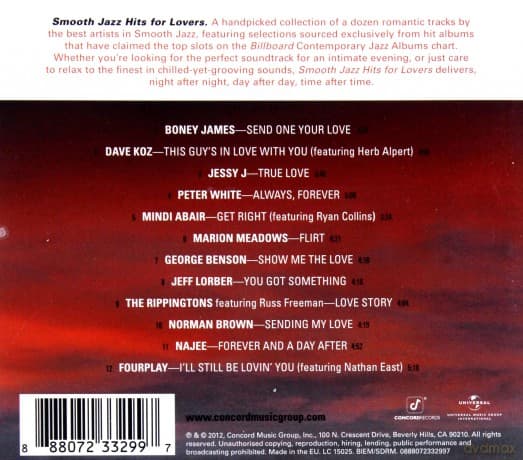 Smooth Jazz Hits For Lovers