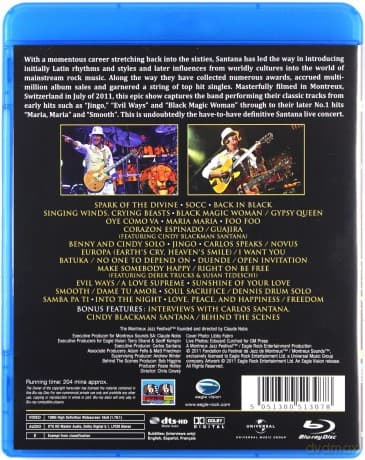 Carlos Santana: Greatest Hits Live At Montreux 2011