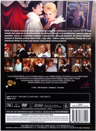 Trzej muszkieterowie cz. 1 - Diamentowe spinki królowej (Kolekcja filmu kostiumowego) (booklet)