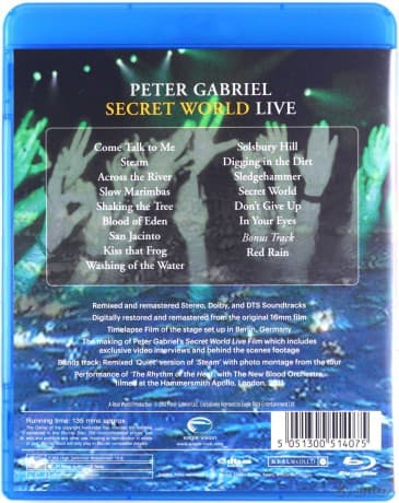 Peter Gabriel: Secret World Live