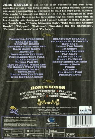 John Denver: Live In England 1986