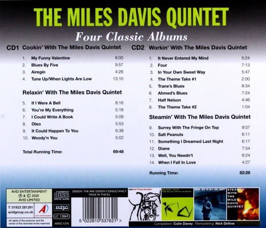 The Miles Davis Quintet: Four Classic Albums