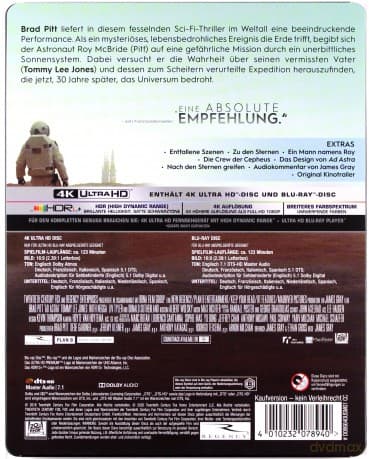 Ad Astra (steelbook)