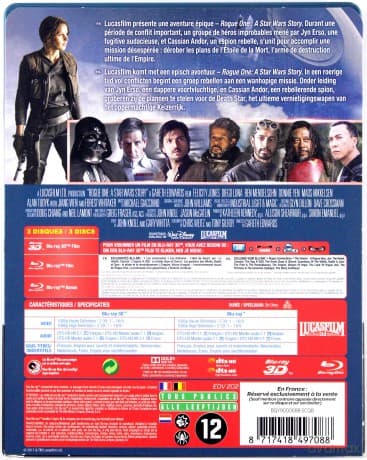 Rogue One (Łotr 1. Gwiezdne wojny - historie) (steelbook)