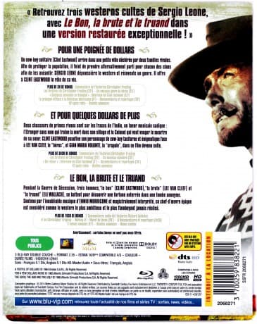 Dobry, zły i brzydki / Za garść dolarów / Za kilka dolarów więcej (steelbook)