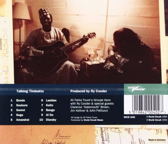 Ali Farka Toure & Ry Cooder: Talking Timbuktu