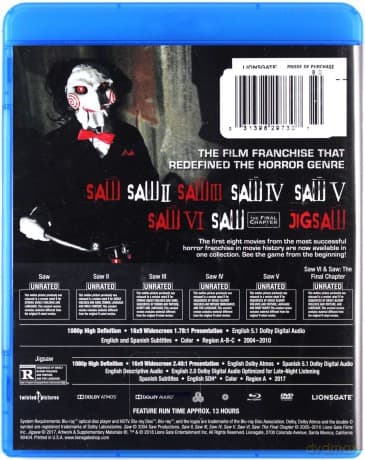 Saw 8-Film Collection (Piła)
