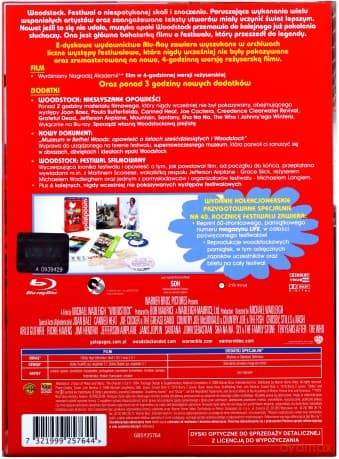 Woodstock: 3 Days of Peace & Music (3 Dni Pokoju i Muzyki) limitowana edycja kolekcjonerska, wersja reżyserska