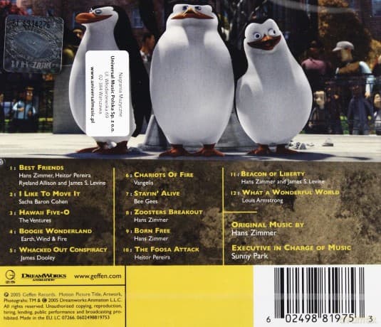 Madagascar soundtrack (Madagaskar)