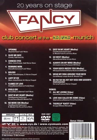 20 Years - The Fancy Club Conc