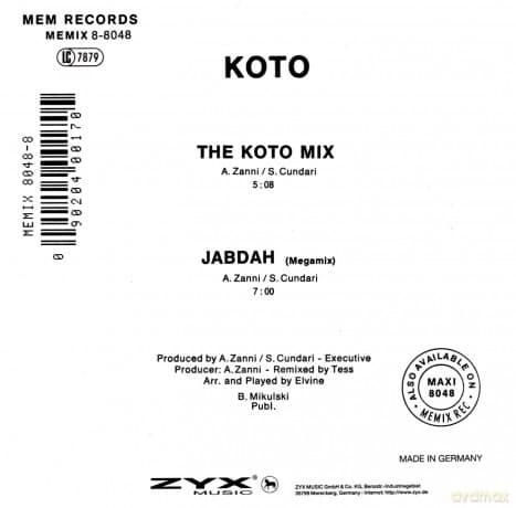 The Koto-Mix (maxi-single)