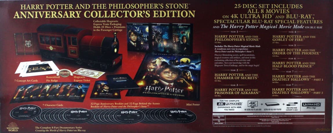 Harry Potter 1-8 - Kompletna kolekcja (Wydanie kolekcjonerskie)