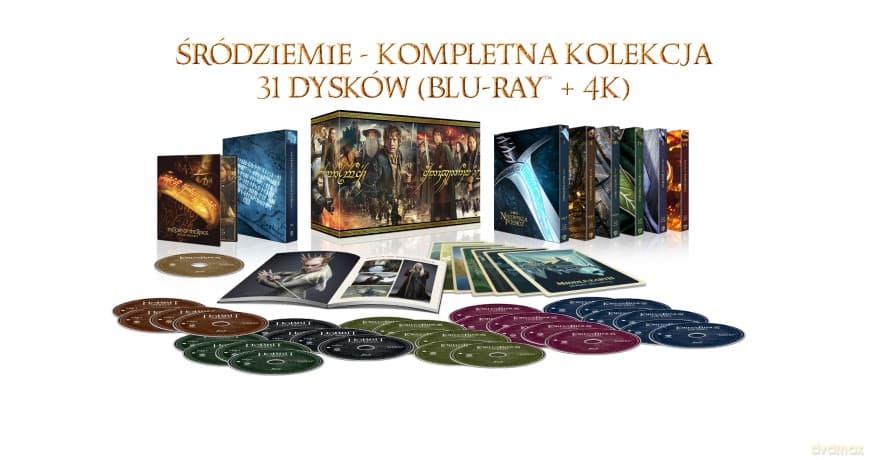 Śródziemie. Kompletna Kolekcja: Hobbit / Władca Pierścieni
