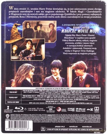 Harry Potter i Kamień Filozoficzny Magical Movie Mode (steelbook)