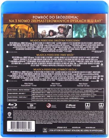Władca Pierścieni: Zremasterowana Trylogia Wersja Kinowa