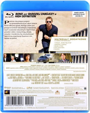 007 James Bond Daniel Craig Kolekcja: Casino Royale / Quantum of Solace / Skyfall  / Spectre Pakiet