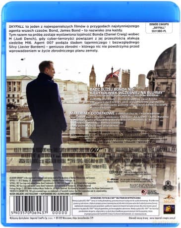 007 James Bond Daniel Craig Kolekcja: Casino Royale / Quantum of Solace / Skyfall  / Spectre Pakiet