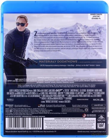 007 James Bond Daniel Craig Kolekcja: Casino Royale / Quantum of Solace / Skyfall  / Spectre Pakiet