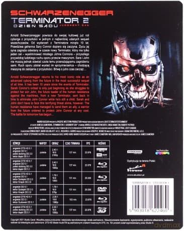 Terminator 2: Dzień sądu. 30 rocznica (steelbook) (HDR)  wersja B