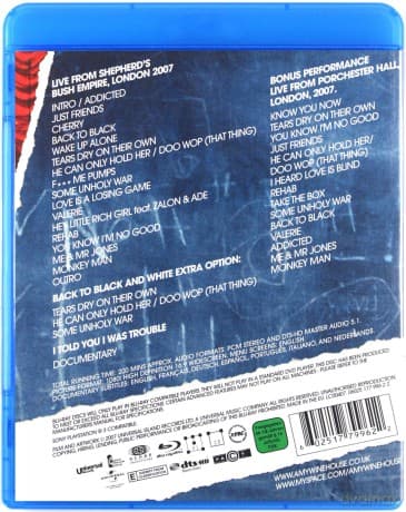 Amy Winehouse: I Told You I Was Trouble Live In London