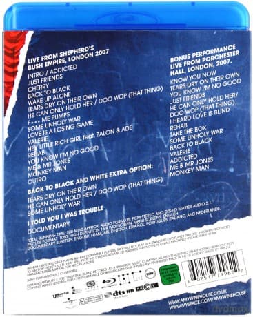 Amy Winehouse: I Told You I Was Trouble Live In London