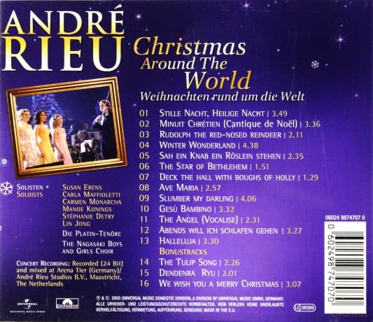 Andre Rieu: Christmas Around The World
