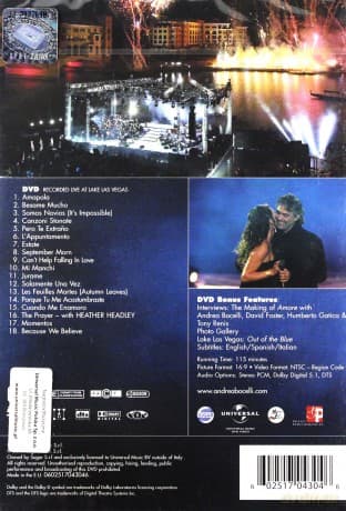 Andrea Bocelli: Under The Desert Sky