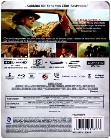 Cry Macho (steelbook)