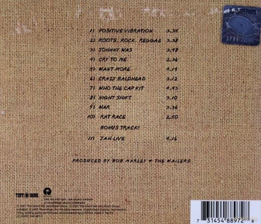 Bob Marley & The Wailers: Rastaman Vibration