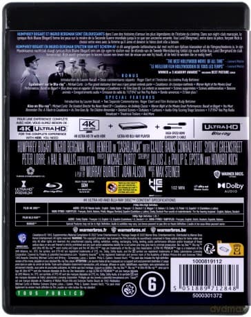 Casablanca / Citizen Kane / Singin' in the Rain / Czarnosięznik z Krainy Oz (Obywatel Kane / Deszczowa piosenka / Czarnoksiężnik z Oz)