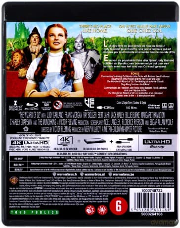 Casablanca / Citizen Kane / Singin' in the Rain / Czarnosięznik z Krainy Oz (Obywatel Kane / Deszczowa piosenka / Czarnoksiężnik z Oz)