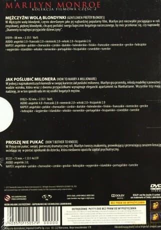 Marilyn Monroe Kolekcja Bestsellery 2: Mężczyźni wolą blondynki / Jak poślubić milionera / Proszę nie pukać