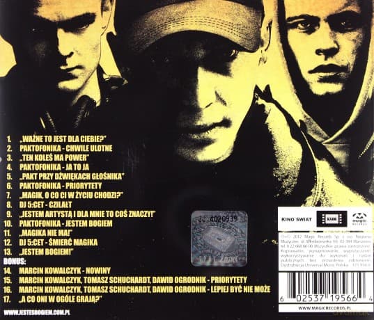 Jesteś Bogiem soundtrack