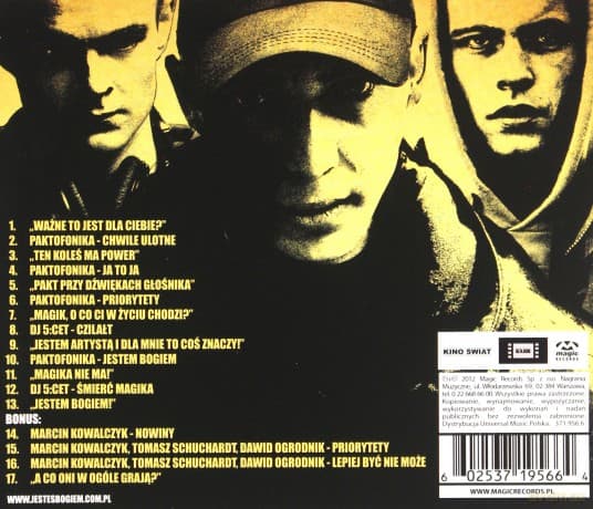 Jesteś Bogiem soundtrack