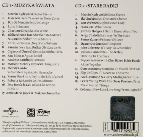 Siesta vol.8 - Muzyka Świata & Stare Radio. Marcin Kydryński prezentuje (digipack)