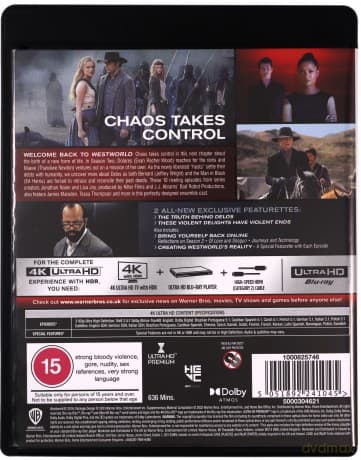 Westworld Series 1-4 Complete Collection