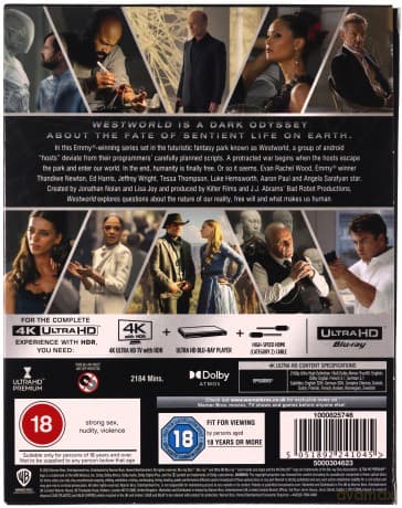 Westworld Series 1-4 Complete Collection