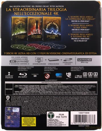 Władca Pierścieni Trylogia (steelbook)