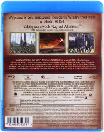 Władca Pierścieni Trylogia edycja rozszerzona Pakiet