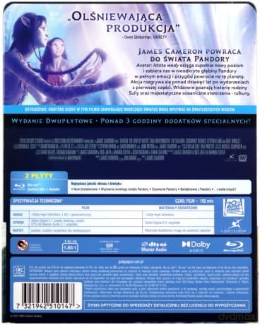 Avatar: Istota wody (steelbook)