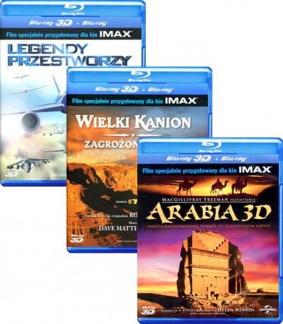 Arabia 3D/ Wieki Kanion 3D/ Legendy Przestworzy 3D