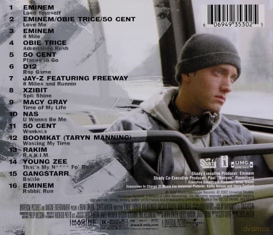 8 Mile (Music From And Inspired By The Motion Picture) soundtrack (8 Mila) (Eminem)
