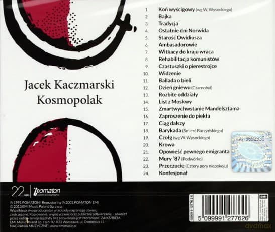 Jacek Kaczmarski: Kosmopolak (Reedycja)